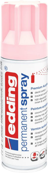PINTURA ACRILICA SPRAY EDDING 5200 PERMANENTE ROSA PASTEL M | 1 UNIDADES | (EDDING)